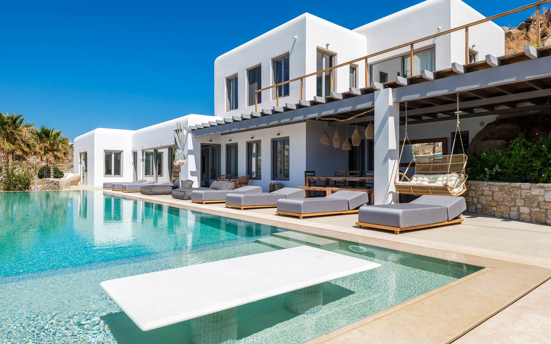 luxury villa White