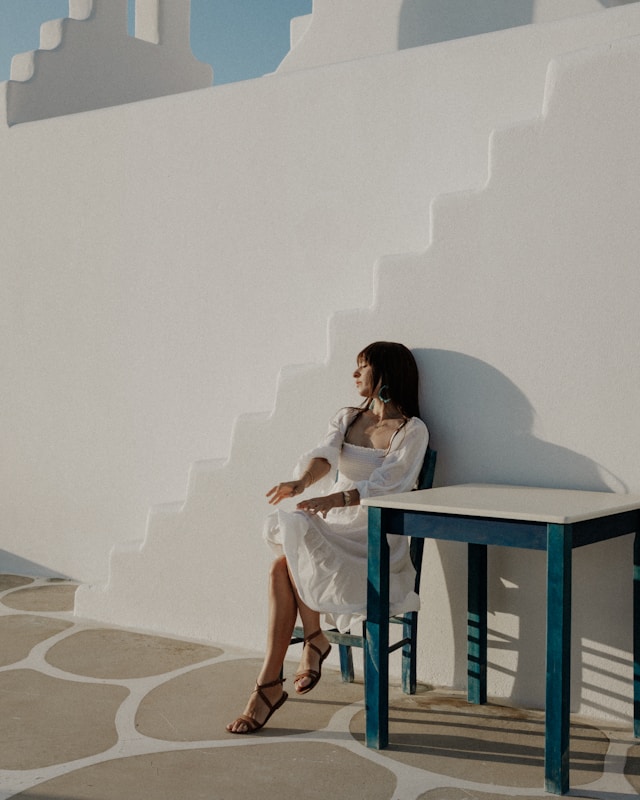 Mykonos Girl Expression