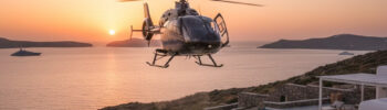 Villa Hopping with helicopter