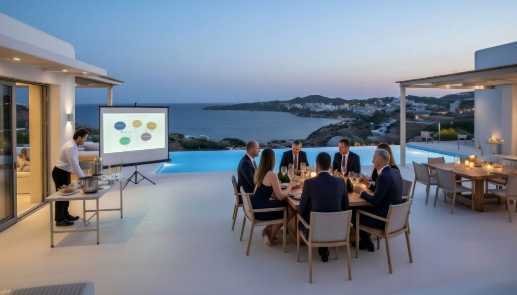 corporate retreats paros